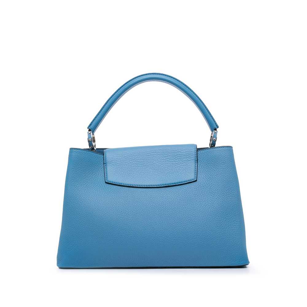 Product Details Louis Vuitton Blue Taurillon Capu… - image 3