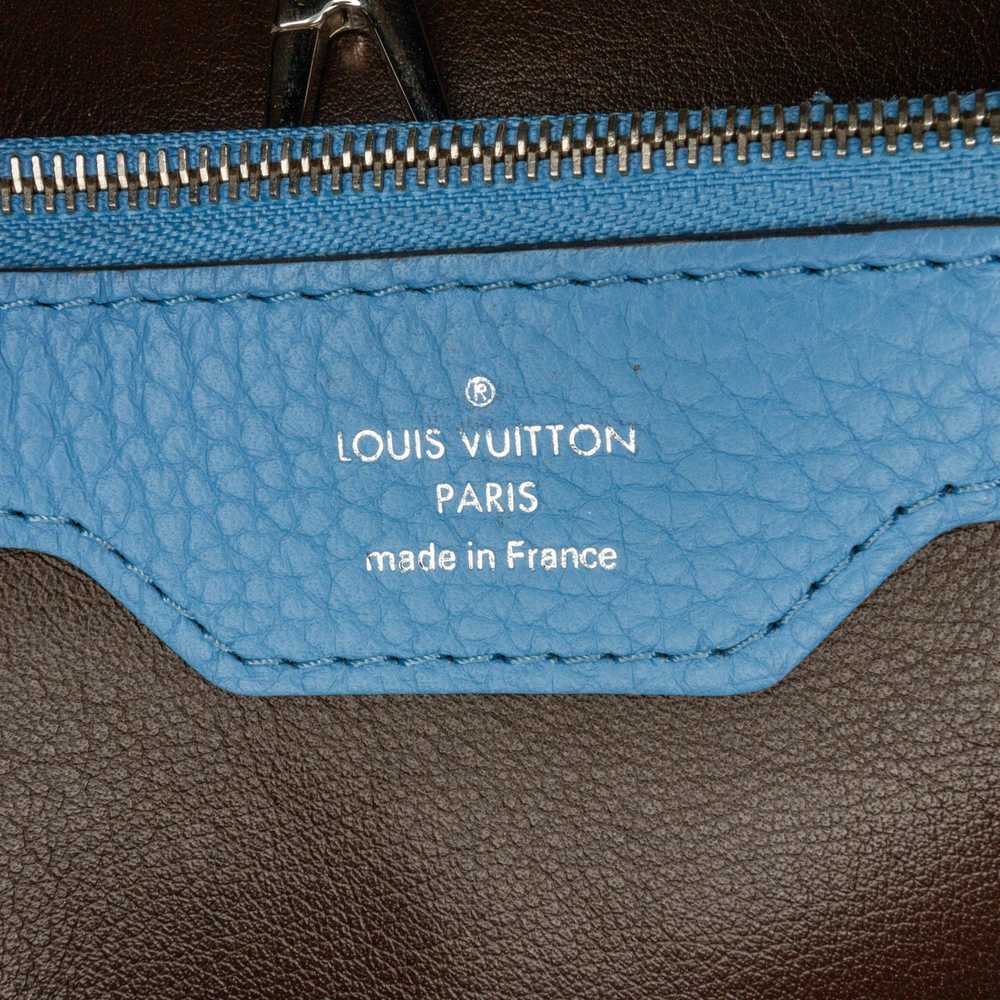 Product Details Louis Vuitton Blue Taurillon Capu… - image 7