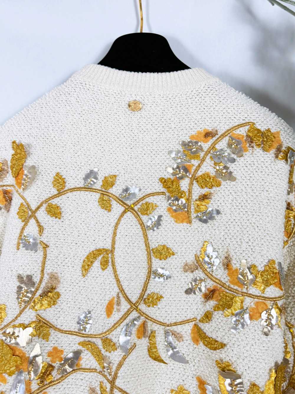 Product Details Chanel Cream Embroidered Jumper - image 7