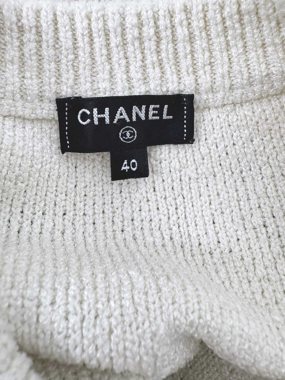 Product Details Chanel Cream Embroidered Jumper - image 8