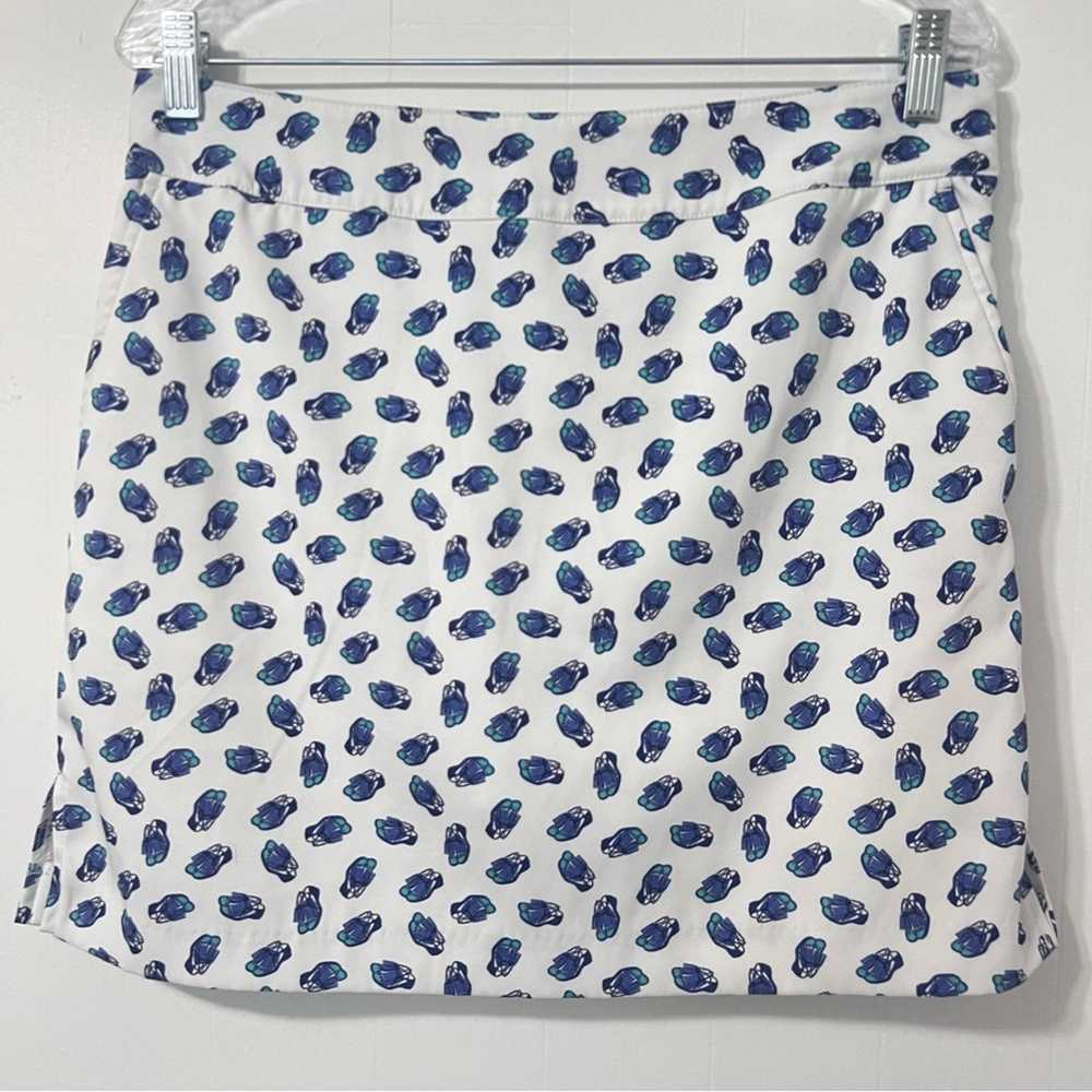 IZOD Golf Athletic Skort Skirt Golf Shoe Print St… - image 1