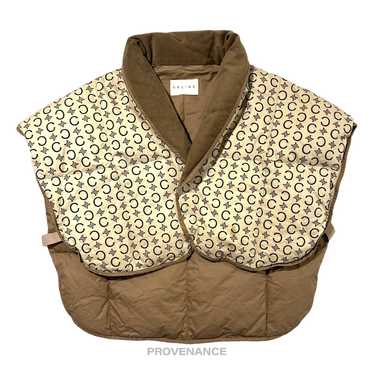 Celine 🔴 Celine Padded Down Vest - Monogram Brow… - image 1