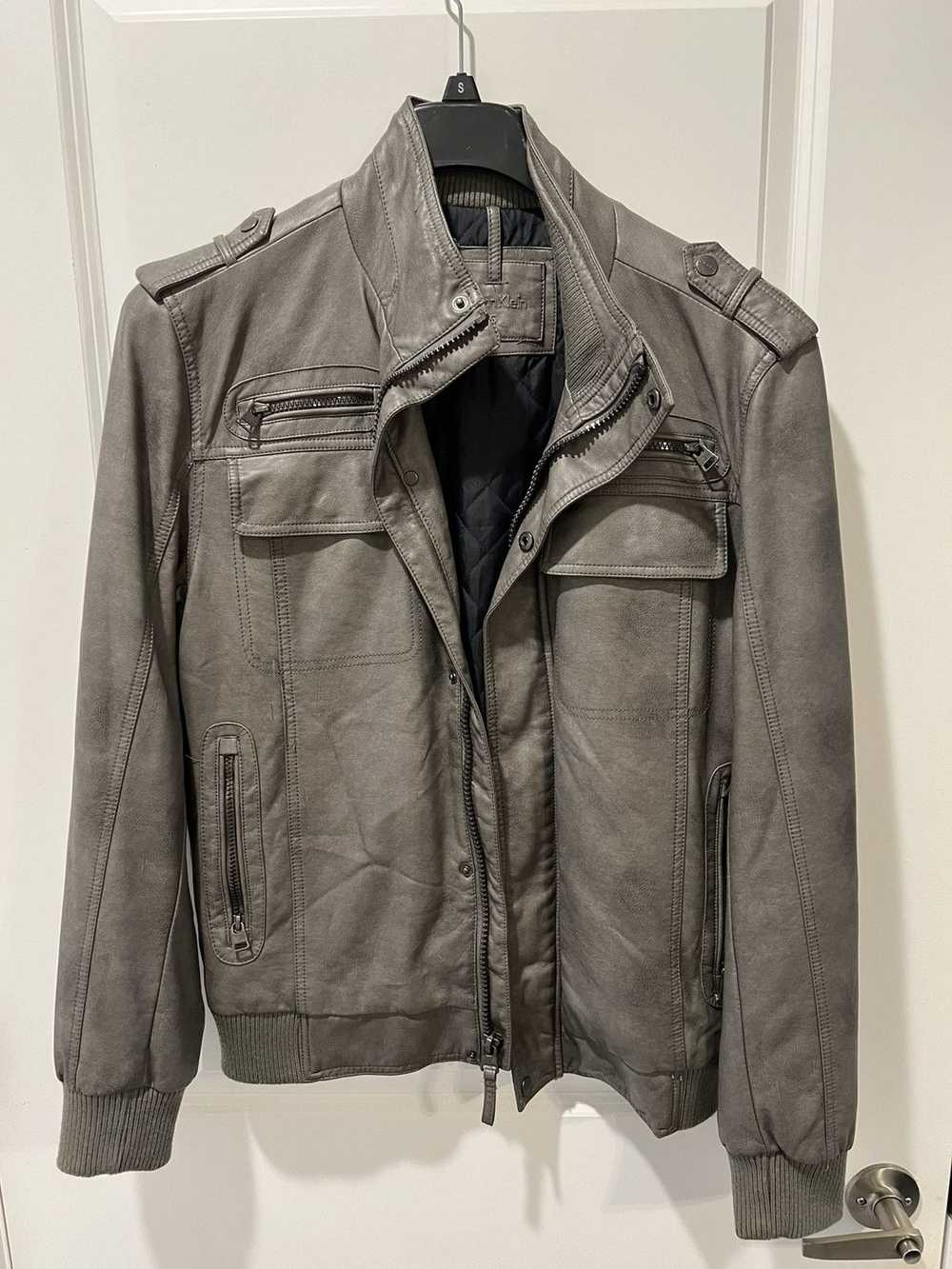 Calvin Klein Calvin Klein Faux Leather Jacket - image 1