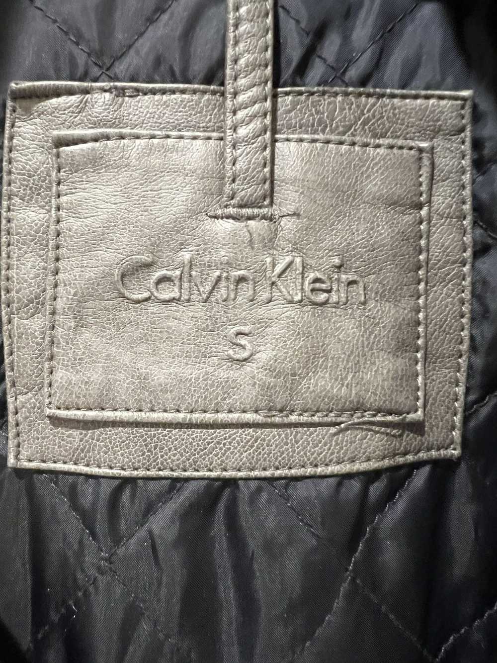 Calvin Klein Calvin Klein Faux Leather Jacket - image 6