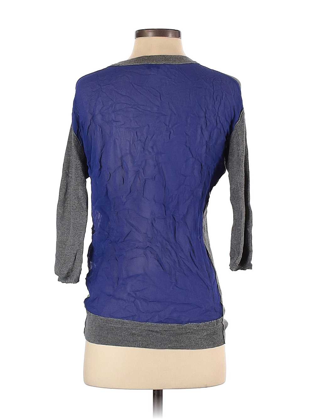 Wilfred Women Gray Silk Pullover Sweater XXS - image 2