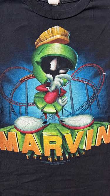 Vintage 1997 Marvin Martian Six Flags T-Shirt