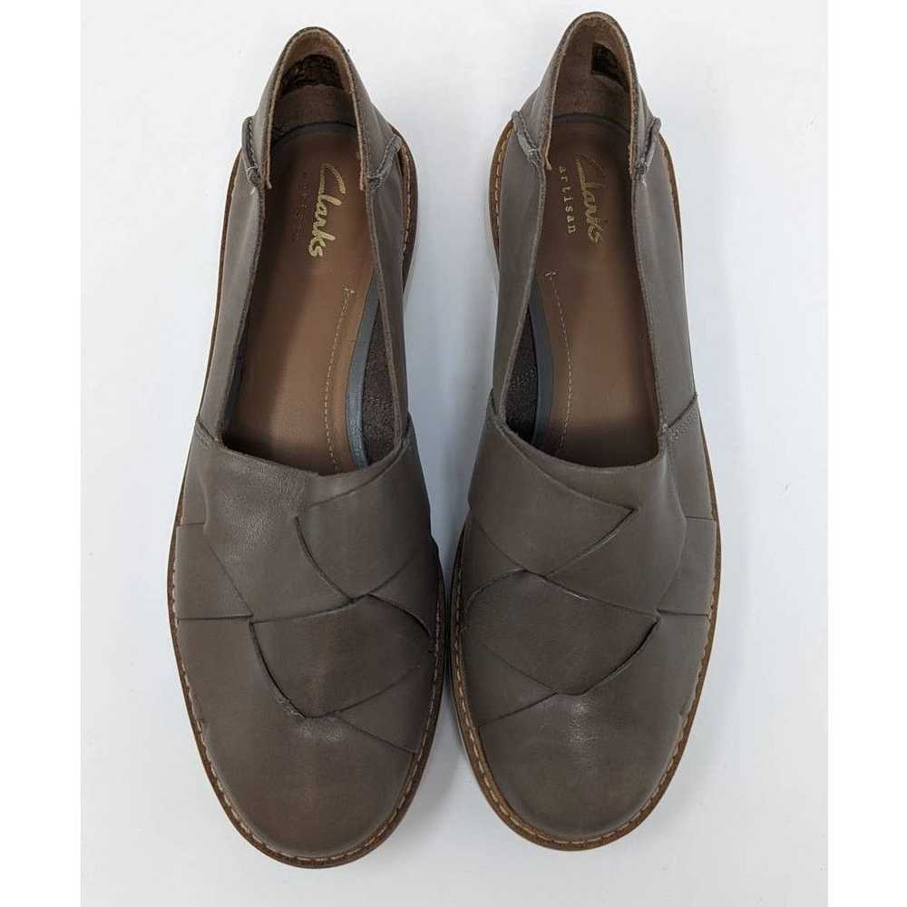 Clarks Clarks Glick Harvest Woven Leather Flats S… - image 10