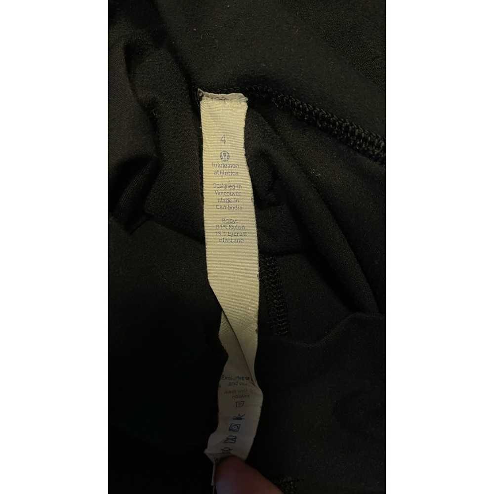 Lululemon Black Leggings      Size: 4 - image 3