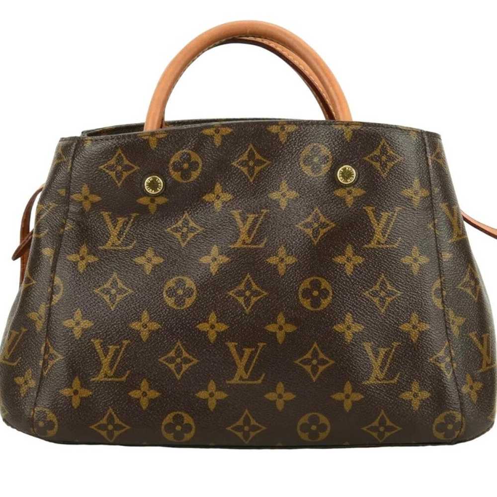 Louis Vuitton Montaigne leather handbag - image 3