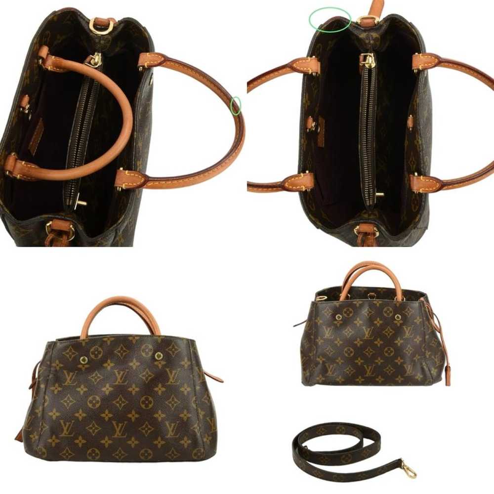 Louis Vuitton Montaigne leather handbag - image 7