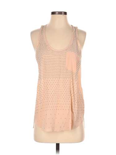 Rebecca Taylor Women Orange Sleeveless Blouse 4