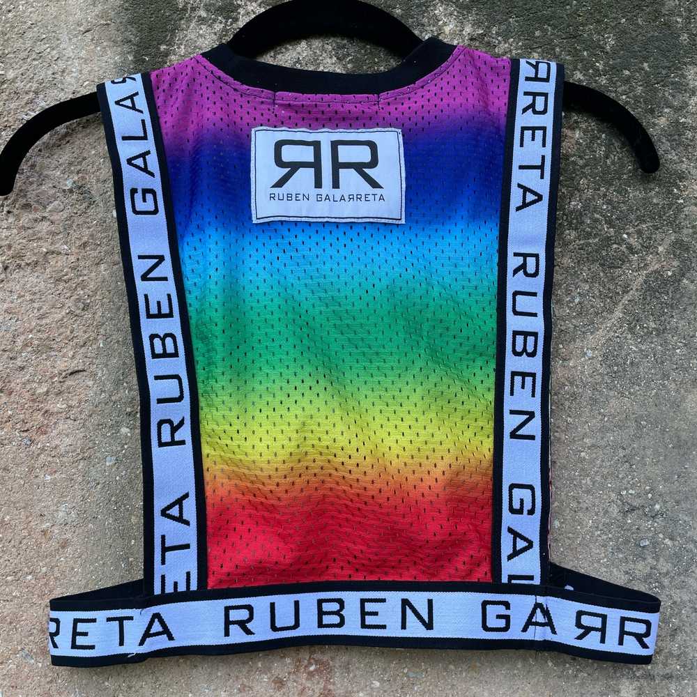 Ruben Galarreta Rainbow Mesh Chest Harness OS - image 8