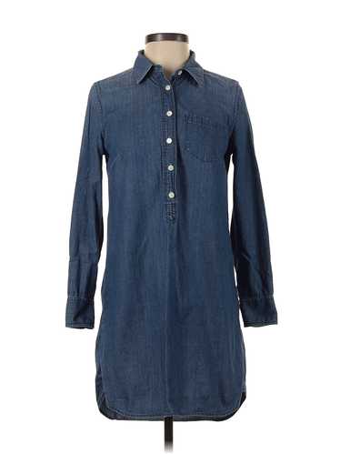 J.Crew Women Blue Casual Dress 2 - image 1