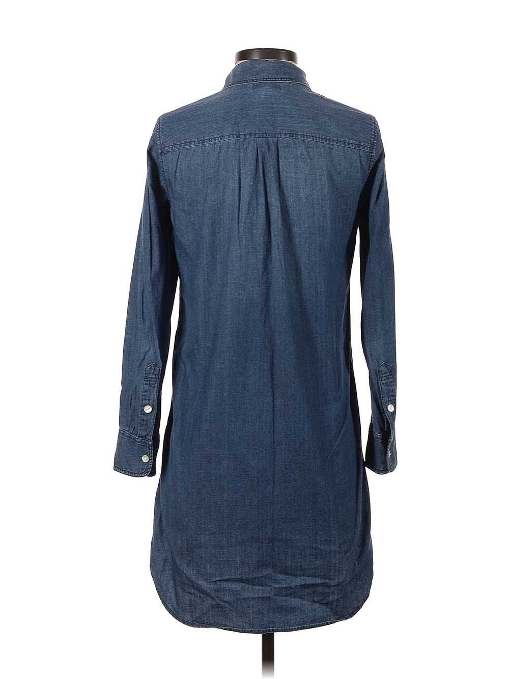 J.Crew Women Blue Casual Dress 2 - image 2