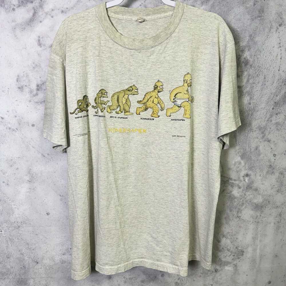 Vintage Vintage Homer Simpson Evolution T Shirt M… - image 2