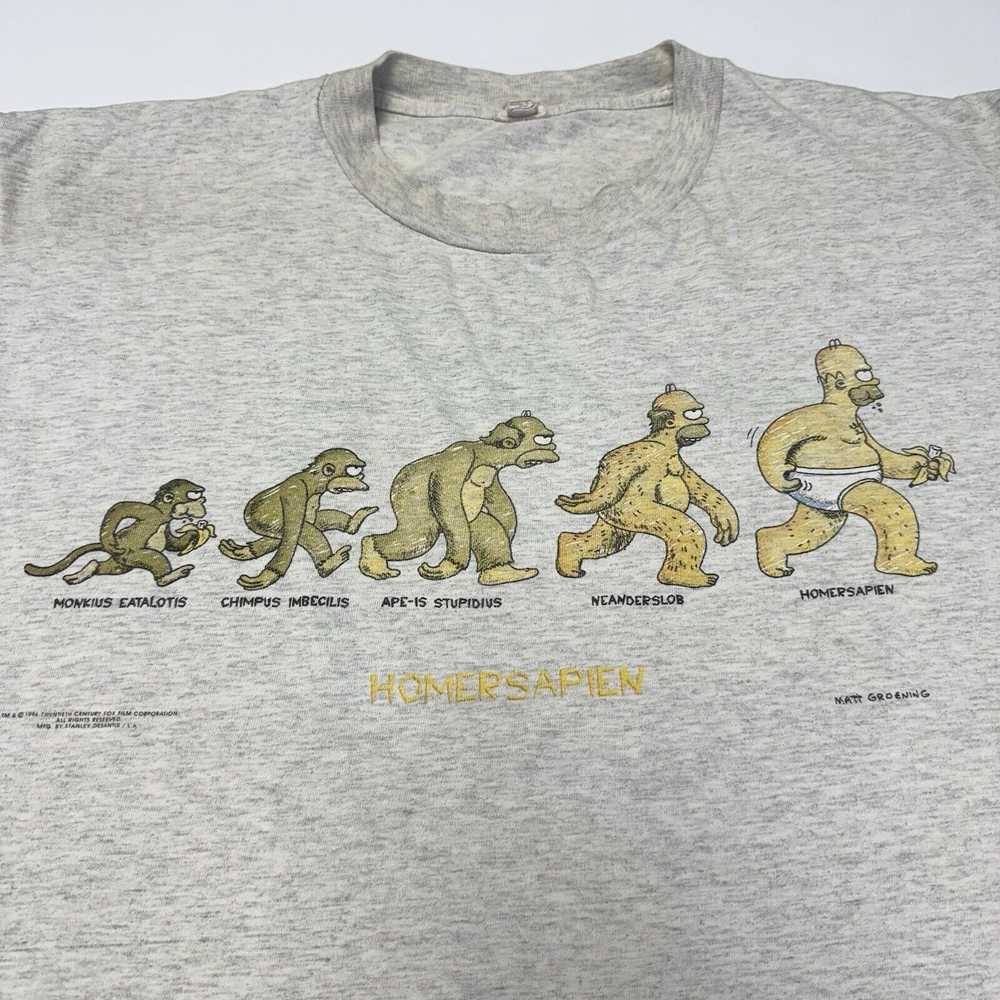 Vintage Vintage Homer Simpson Evolution T Shirt M… - image 4