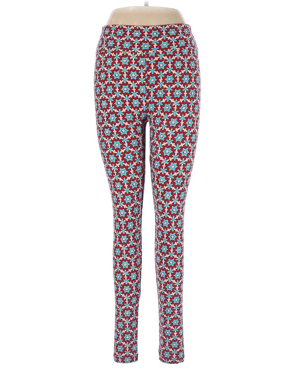 Lularoe Women Red Leggings One Size - image 1