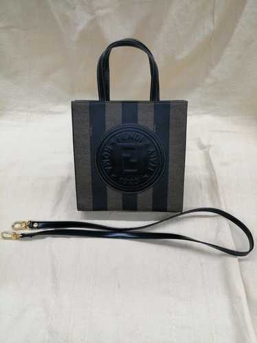 FENDI Pecan pattern 2WAY handbag stripe