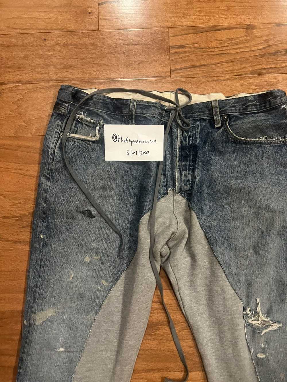 Greg Lauren Hybrid denim jeans - image 2