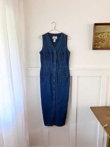 California Connection Inc. Button down denim dress