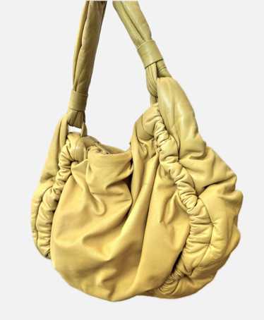 Marni Lambskin Ruched Hobo Bag