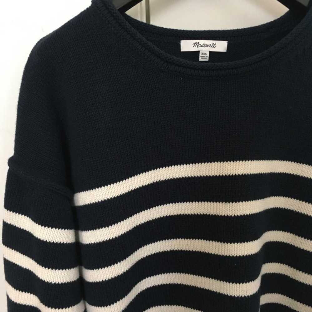 Madewell Conway Pullover Sweater Cotton Stripe (X… - image 2