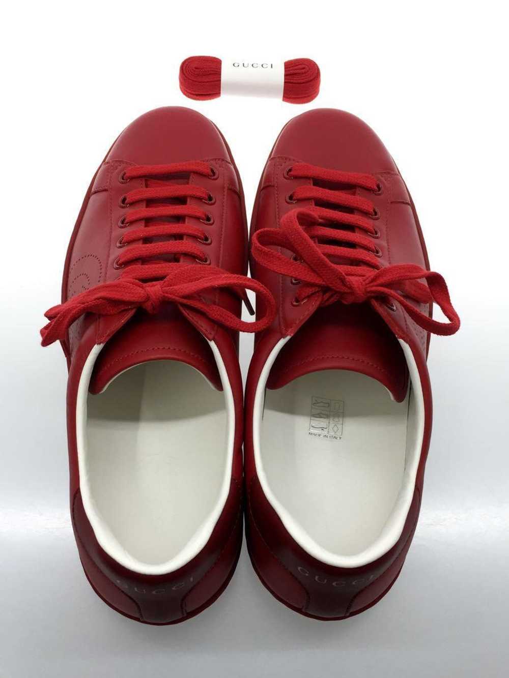 GUCCI Low Cut Sneakers 8 RED 599147 - image 3