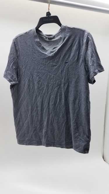 Men's MICHAEL KORS Navy Blue White Shirt M