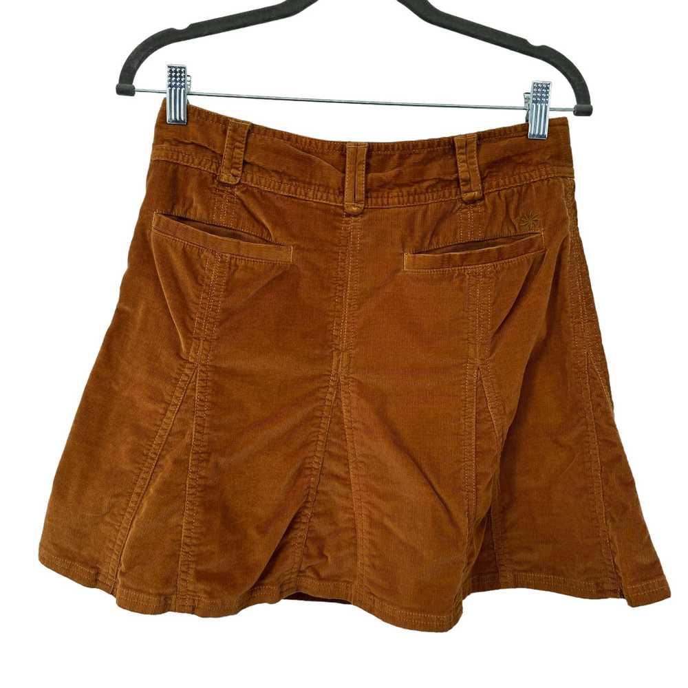 Athleta Corduroy Flare Skirt 2 Brown Retro Twee M… - image 3