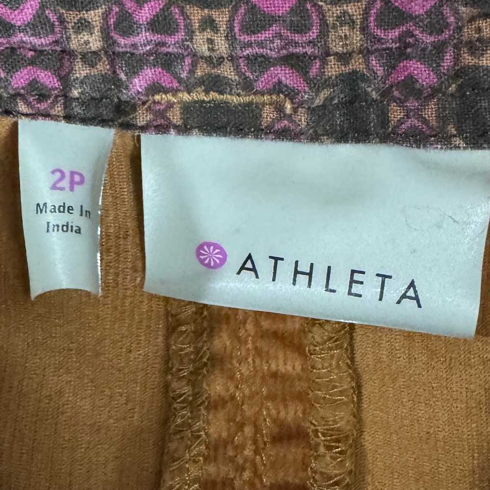 Athleta Corduroy Flare Skirt 2 Brown Retro Twee M… - image 8