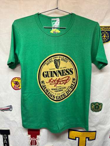 Vintage Guinness Extra Stout Irish Beer 80's Green