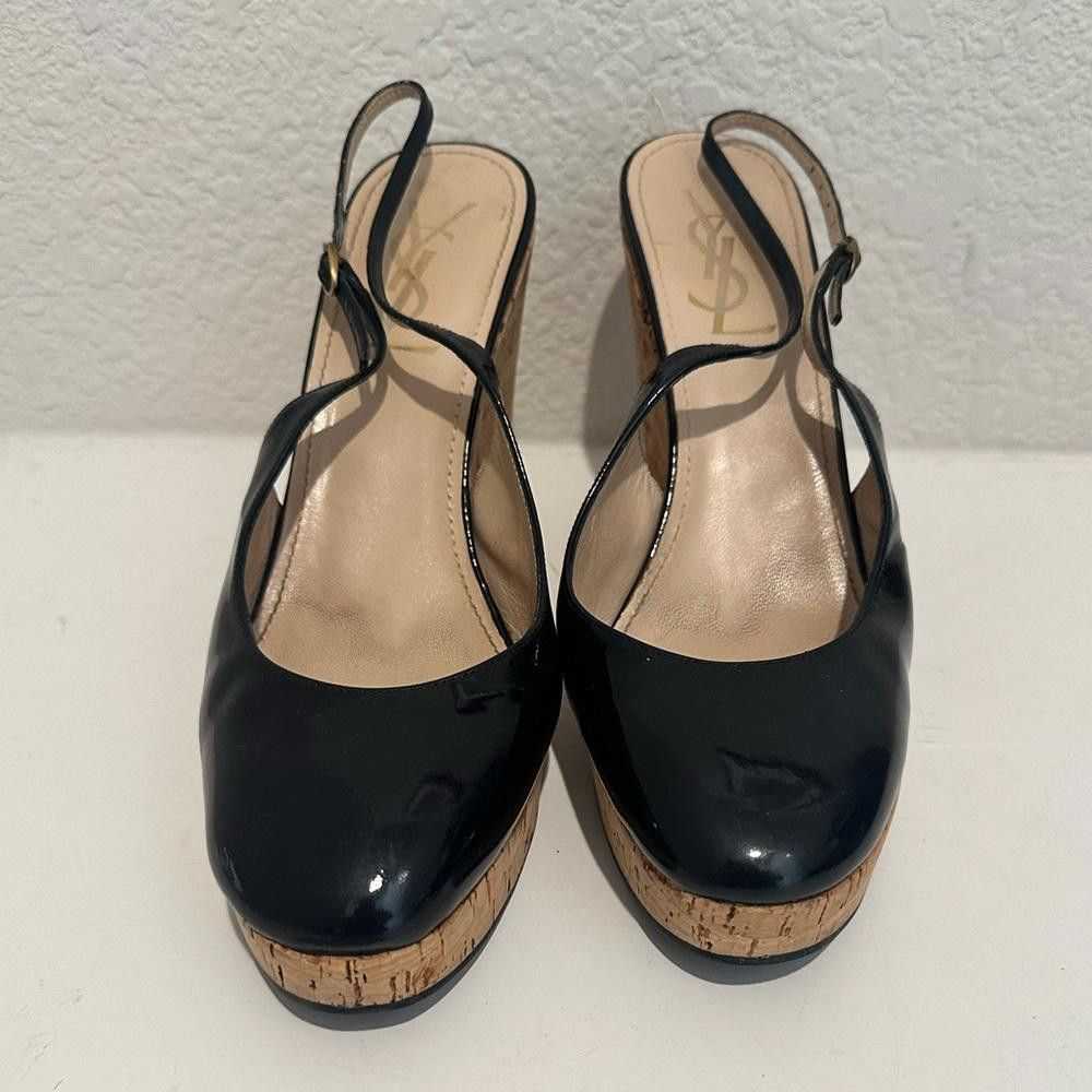 Yves Saint Laurent Yves Saint Laurent Black Paten… - image 2