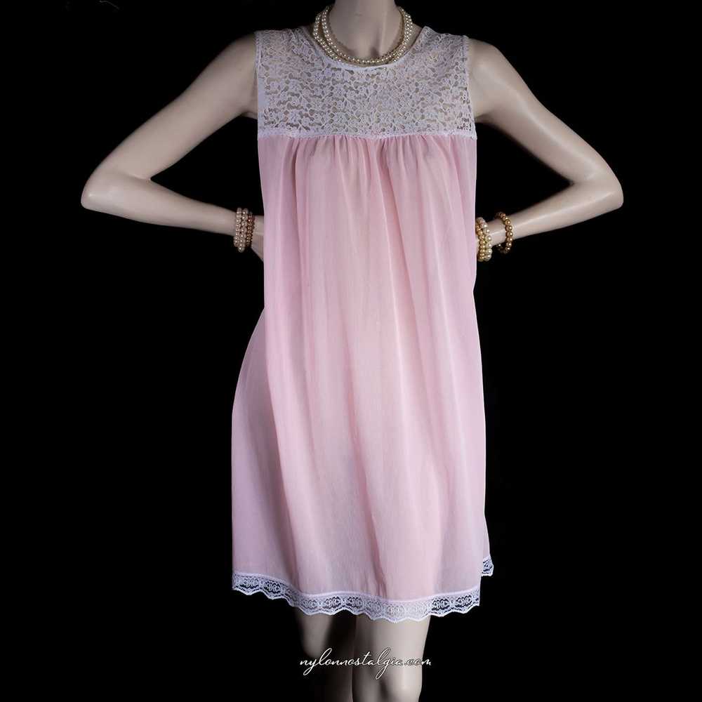 Delightful 1960's vintage incredibly sheer flimsy… - image 1