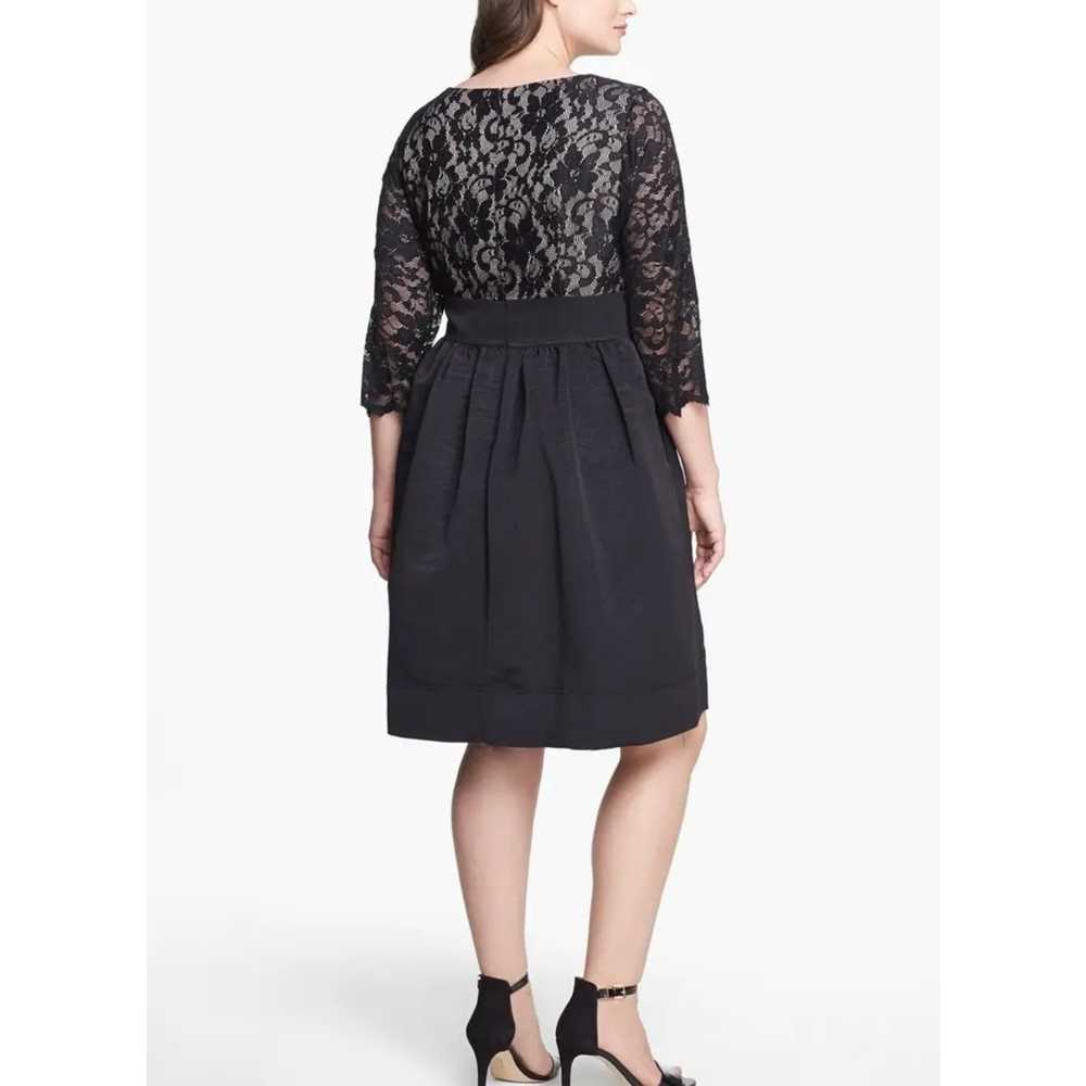 Eliza J Scalloped Black Lace Bodice Fit & Flare D… - image 10