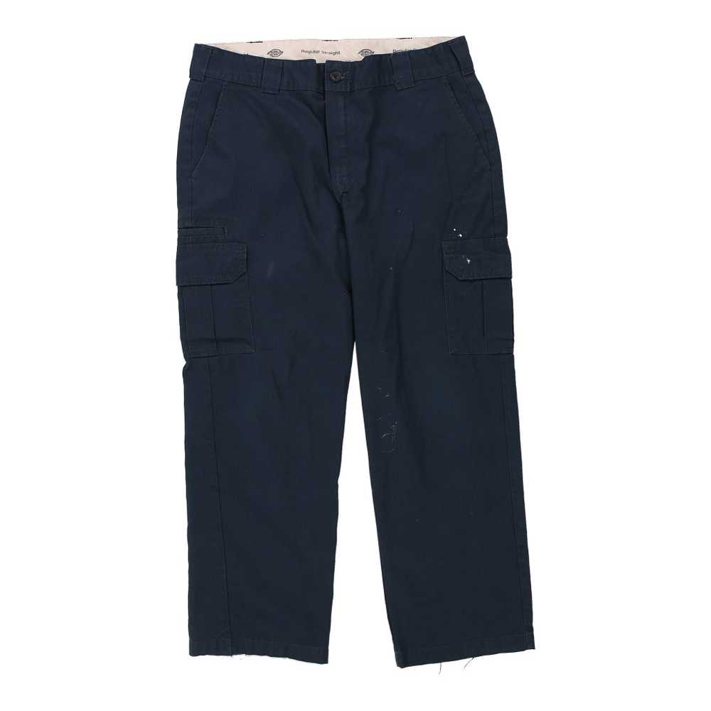 Dickies Cargo Trousers - 36W 29L Navy Polyester B… - image 2