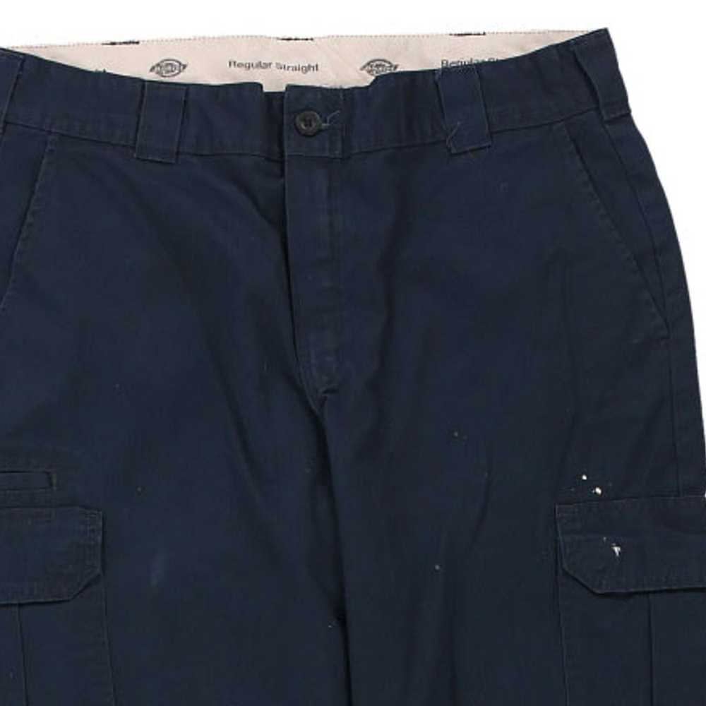 Dickies Cargo Trousers - 36W 29L Navy Polyester B… - image 7