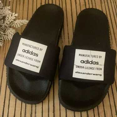 Adidas x Alexander Wang Adilette Lycra Black Sand… - image 1