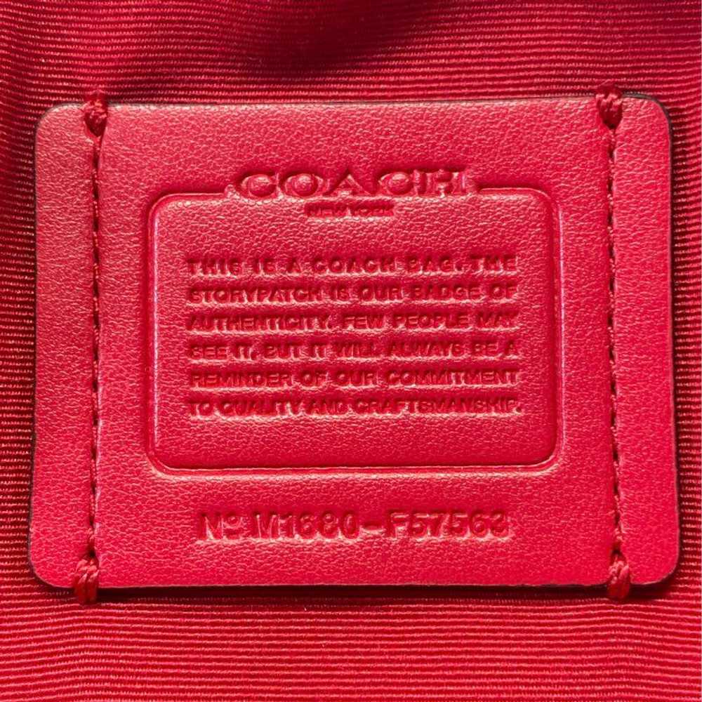 Coach Pebble Leather Kelsey Small Satchel Magenta - image 5