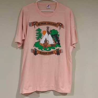 Jerzees Vintage Native American Village Shirt - image 1