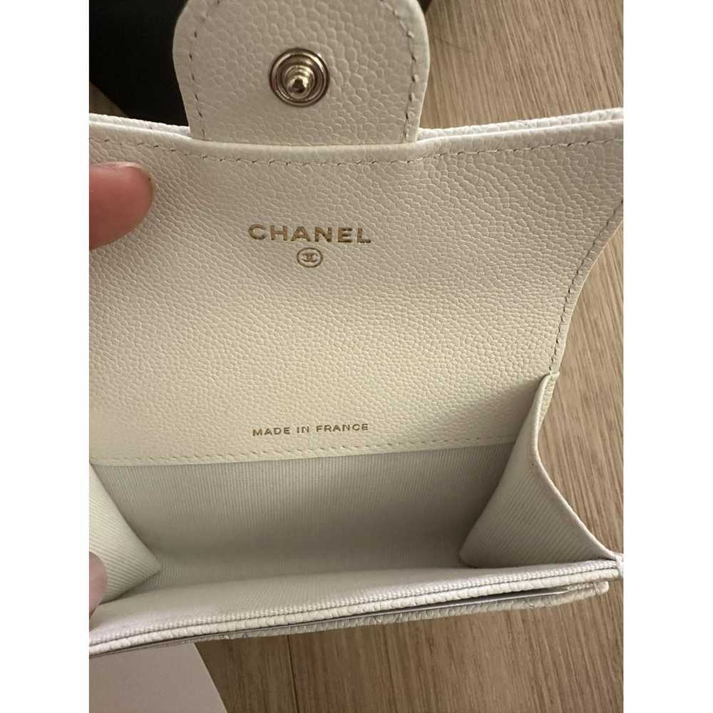 Chanel Leather card wallet - image 10