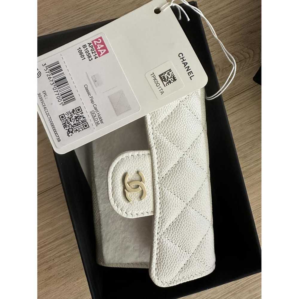 Chanel Leather card wallet - image 8