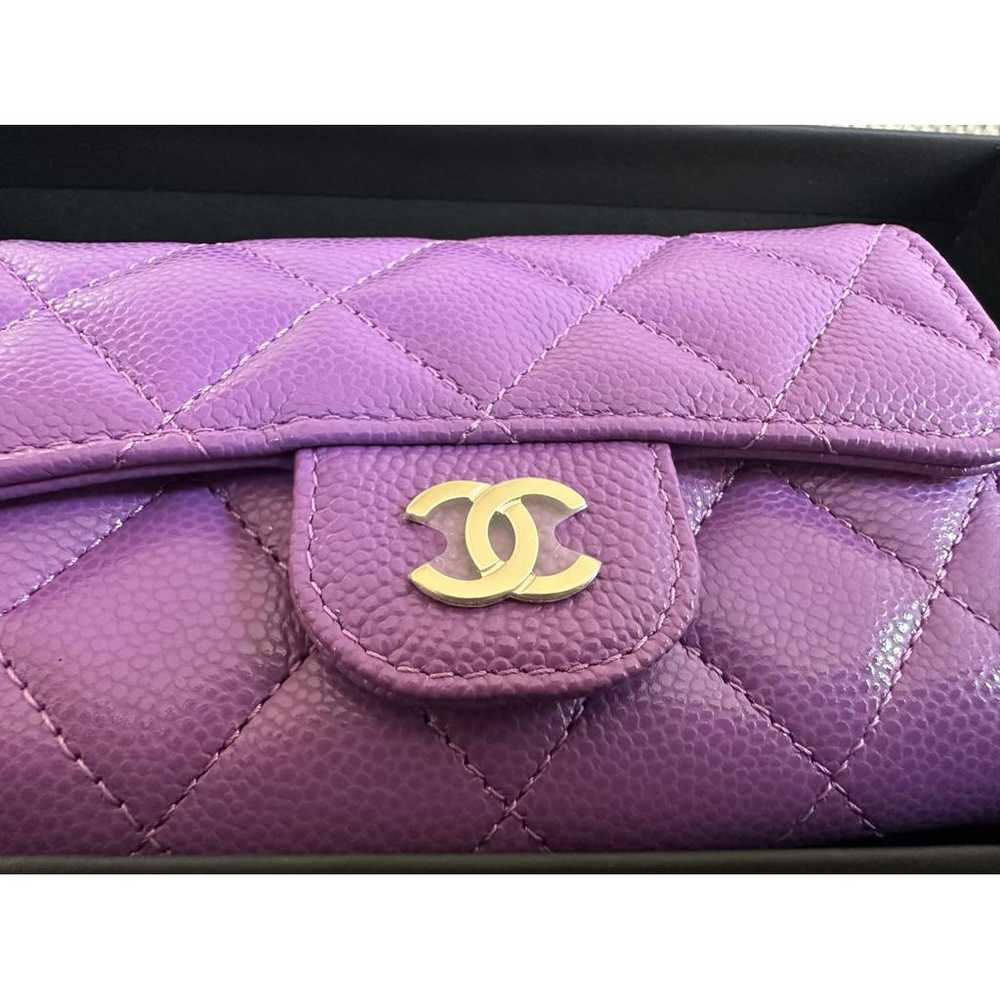 Chanel Leather card wallet - image 3