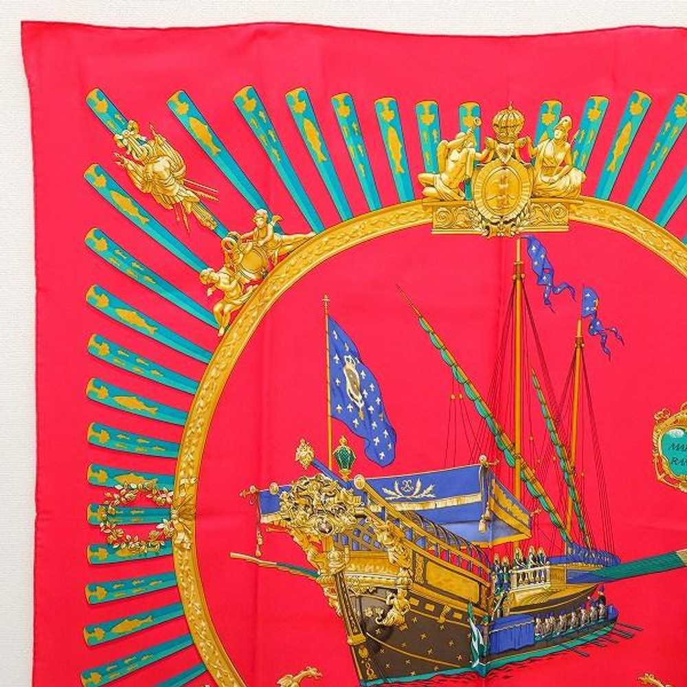 Apzs Hermes Scarf CARRES 90 La Marine A Rames Lar… - image 2