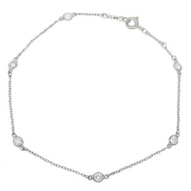 Tiffany & Co. By The Yard Bracelet 6P Diamonds Pt… - image 1