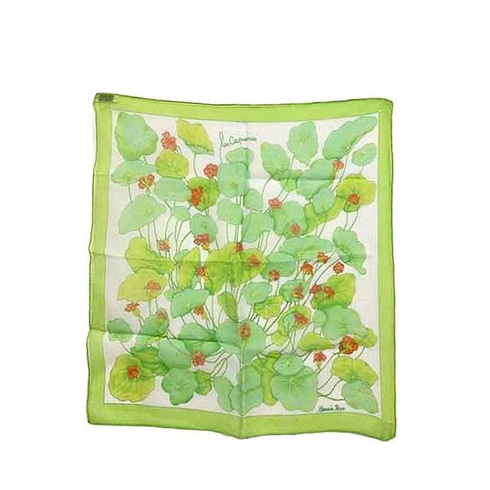 Hermes Petit CARRES 40 Scarf Les Capucines Gold L… - image 1