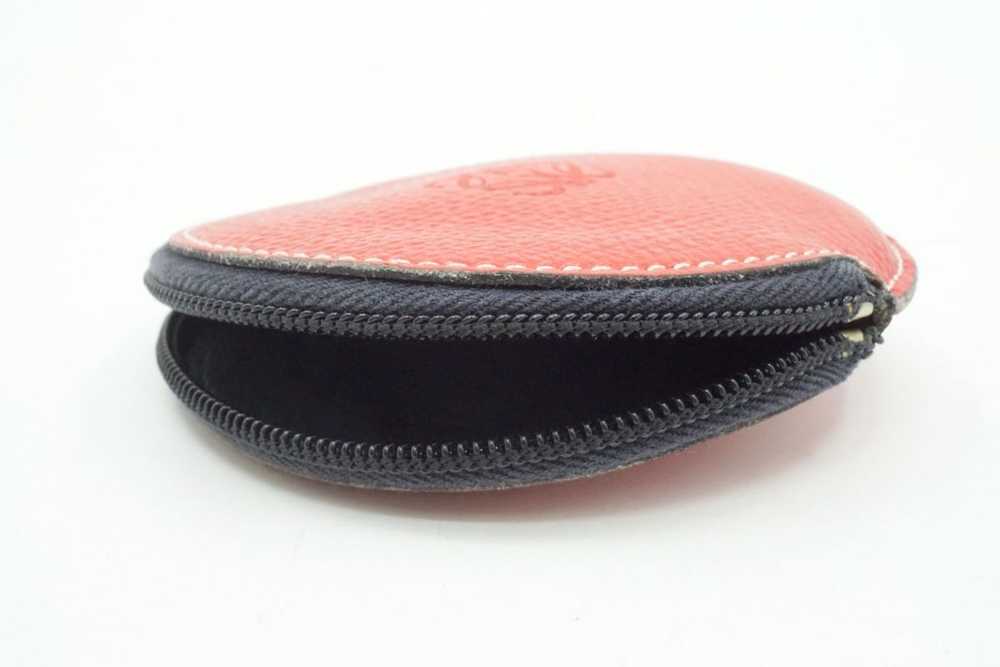 LOEWE Vintage Anagram Coin Case Wallet Logo Leath… - image 5