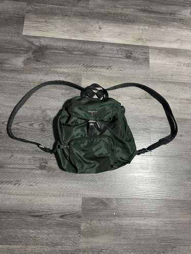 Prada Vintage Green Prada Re-Nylon bookbag