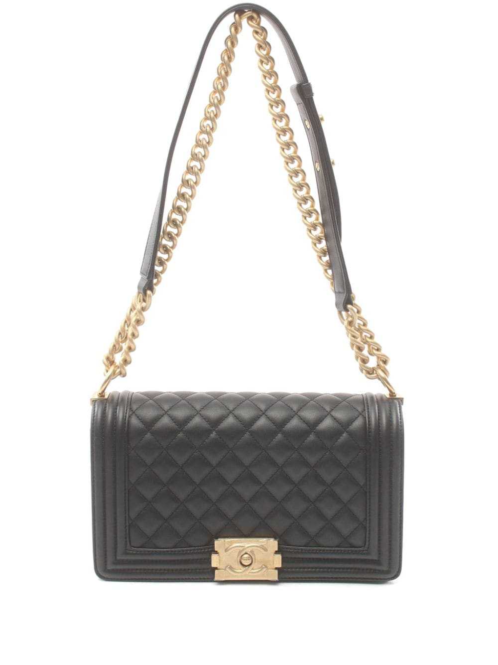 CHANEL Pre-Owned 2021 Boy Chanel shoulder bag - B… - image 1