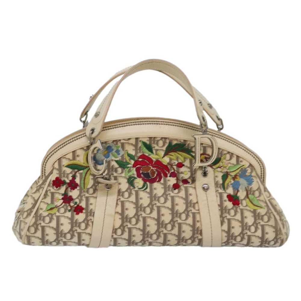 Dior CHRISTIAN DIOR Trotter Canvas Flower Embroid… - image 12