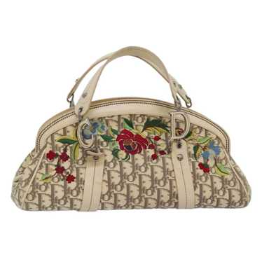 Dior CHRISTIAN DIOR Trotter Canvas Flower Embroid… - image 1